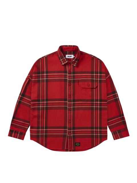 PALACE SURPLUS FLANNEL SHIRT RED