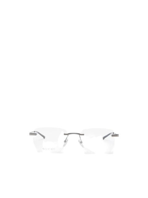 GUCCI rimless glasses