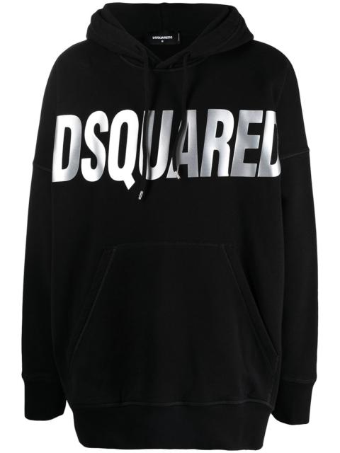 logo-print hoodie