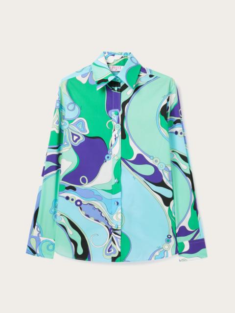 PUCCI ORCHIDEE PRINT POPLIN SHIRT
