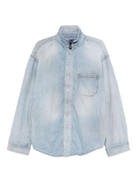 BALENCIAGA chest-pocket shirt