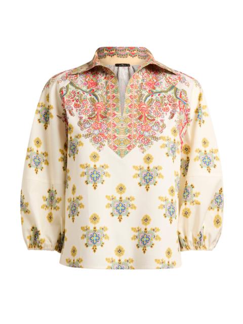 Etro Floral Medallion Print Blouse