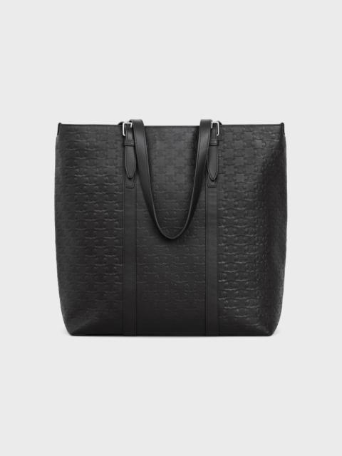 CELINE CABAS WITH BUCKLE in Calfskin with triomphe embossed