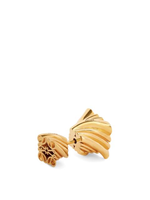 Loewe Twisted Anagram stud earring in sterling silver