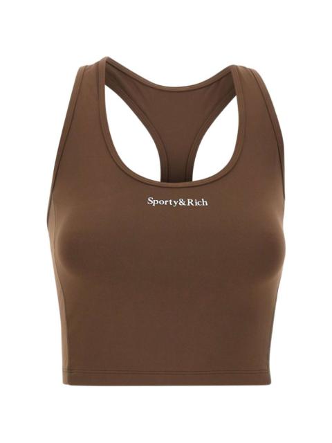 Sporty & Rich racerback cropped top