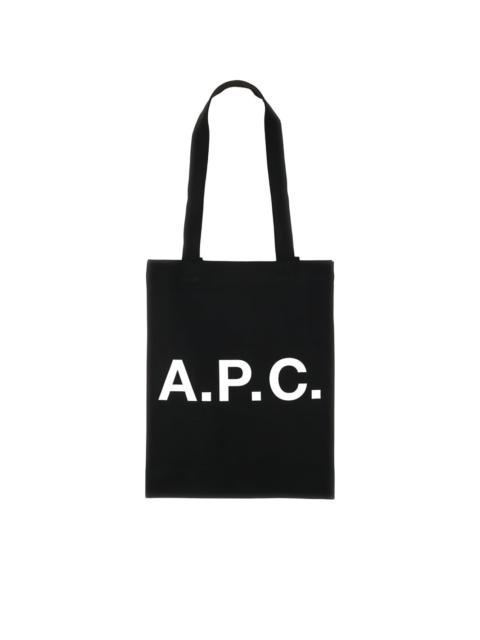 A.P.C. Lou logo-print canvas tote bag