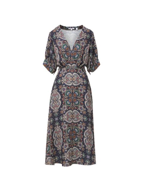 VERONICA BEARD WYATT KALEIDOSCOPE-PRINT DRESS
