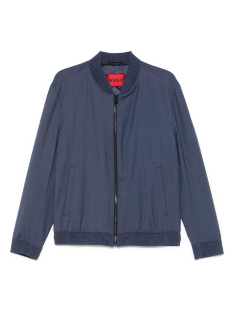 BOSS zip-up bomber jacket