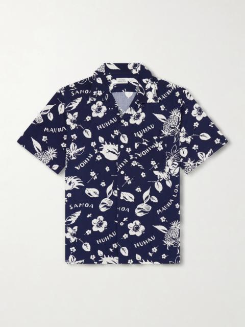 Hartford Palmito Camp-Collar Printed Shirt