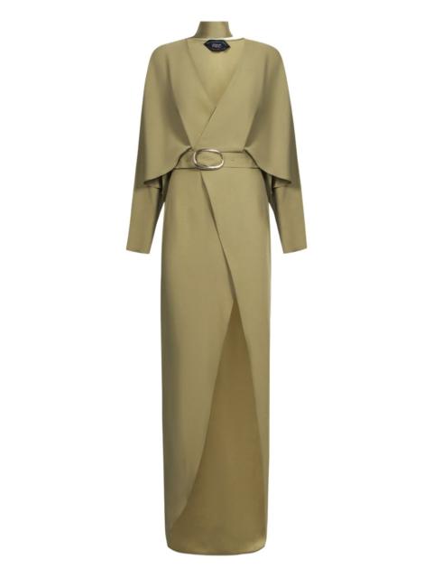 Taller Marmo Dunaway V-neck belted dress