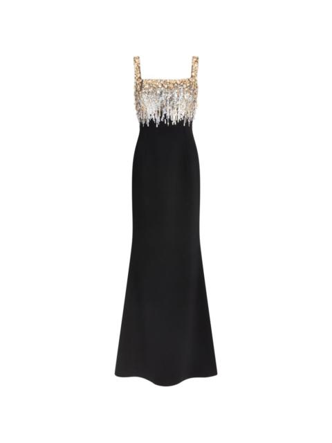 JENNY PACKHAM embellished-upper sleeveless dress