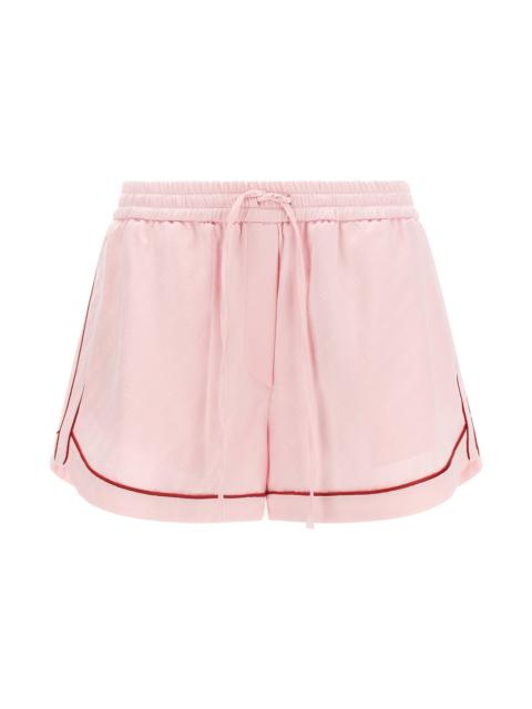 Off-White 'Jacquard Satin Pajama' Shorts