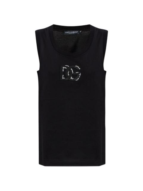 Dolce & Gabbana logo-embellished top