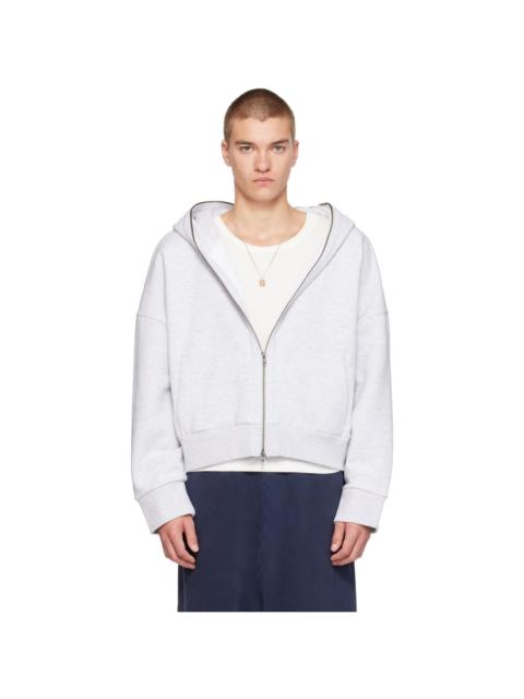 entire studios Gray Eternal Zip Hoodie