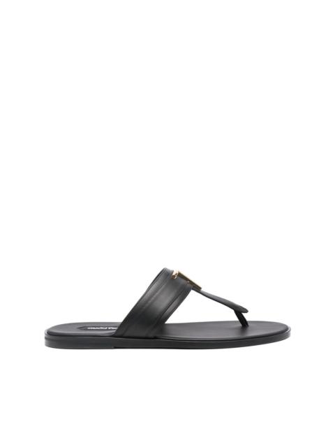 サンダル Tom Ford White leather thong slippers TOM FORD White leather thong slippers | gebnegozionline