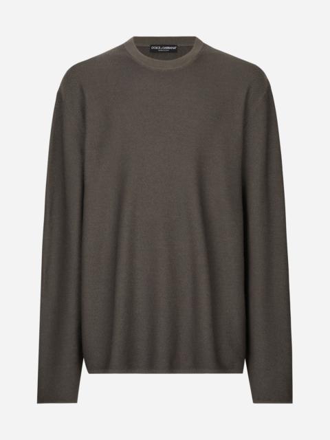 Dolce & Gabbana Wool round-neck sweater
