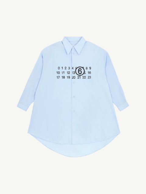 MM6 Maison Margiela Numeric Signature Shirt Dress