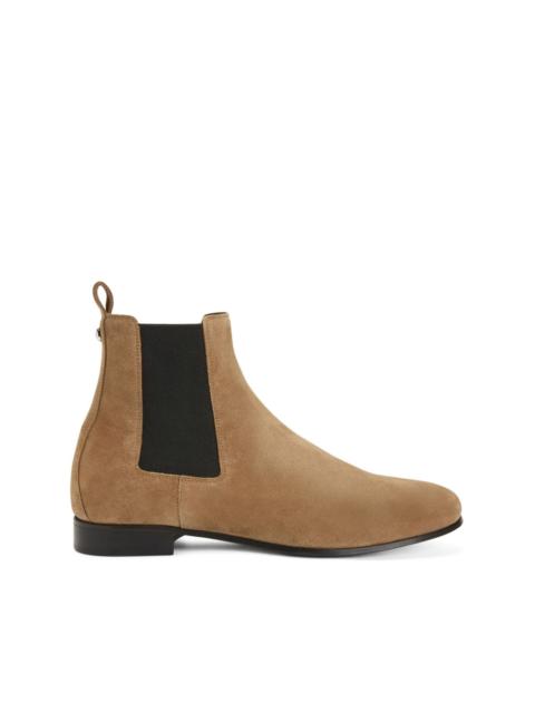 Giuseppe Zanotti Ron panelled suede ankle boots - Brown