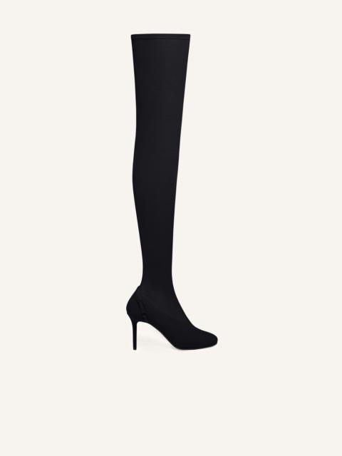 courrèges OBLIQUE JERSEY TIGHT BOOTS