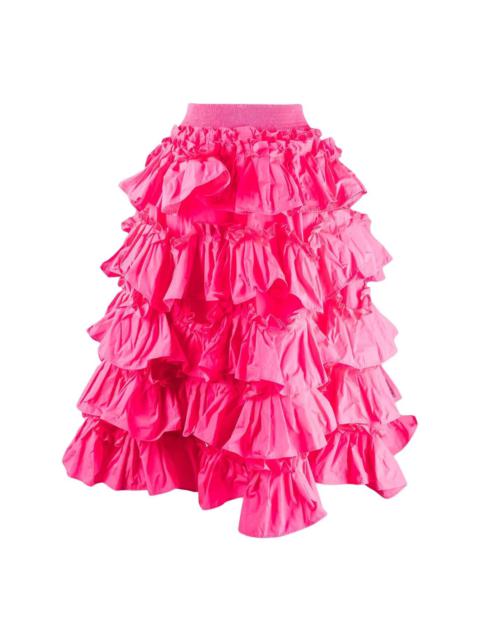 REDValentino ruffled A-line skirt