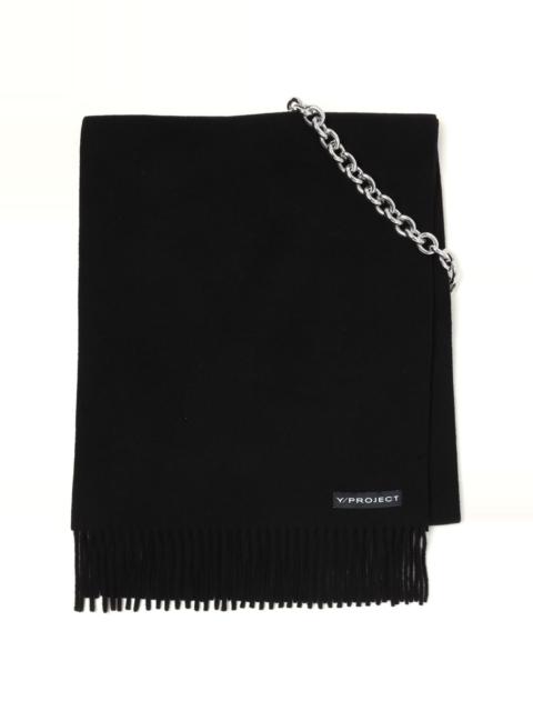 Y/Project chain-link virgin wool scarf