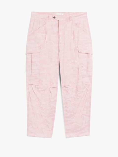 Mackintosh PINK CAMO CARGO TROUSERS