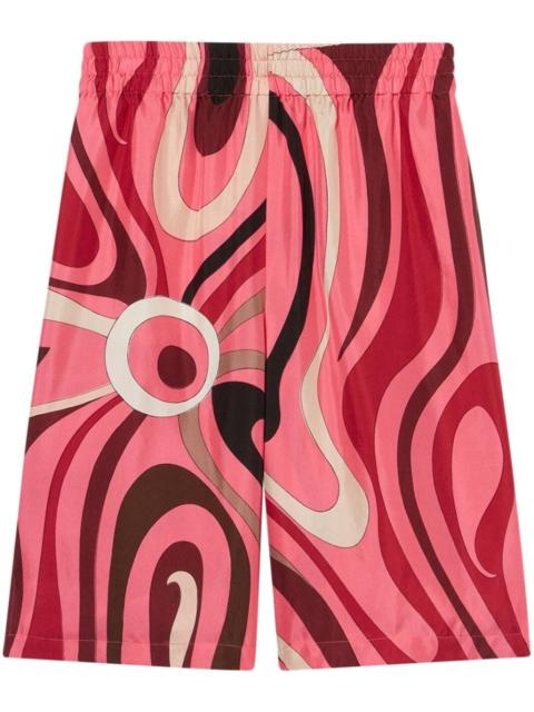 PUCCI abstract-print Bermuda shorts