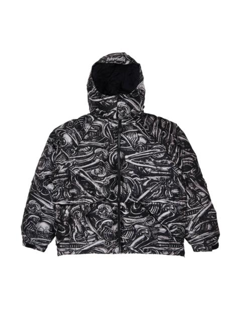 Supreme H.R. Giger Jacquard Down Puffer Jacket 'Black'