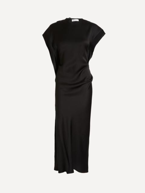Victoria Beckham Black Victoria Midi Dress