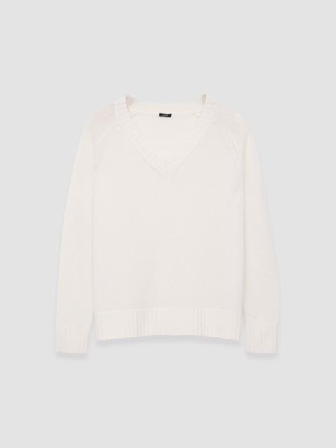 JOSEPH Open Cashmere V Neck Jumper