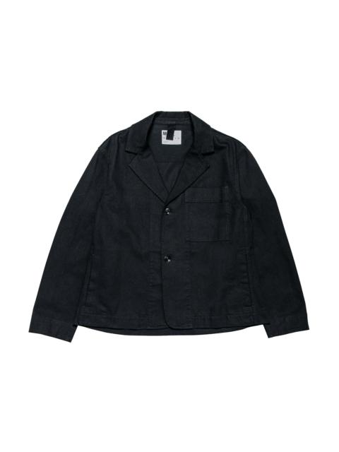 MARGARET HOWELL MHL Minimal Blazer Raised Cotton Drill Black