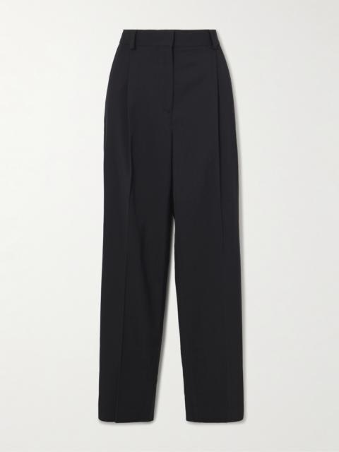 TOTEME Pleated Twill Straight-leg Pants