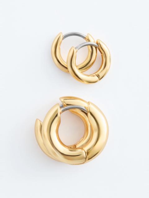 & Other Stories Chunky Hoop Earring Set