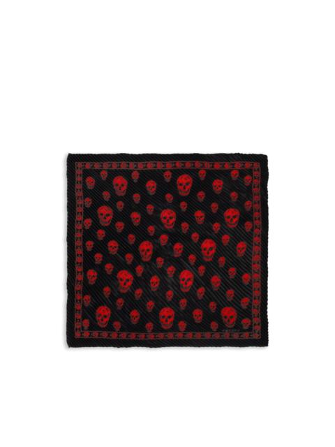 Alexander McQueen skull-print silk scarf