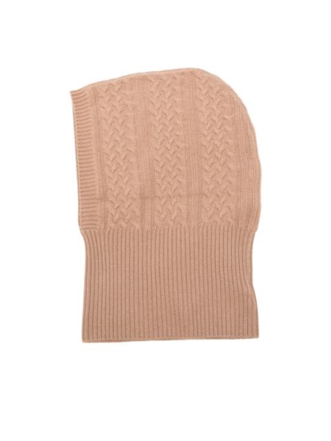 Max Mara cable-knit balaclava