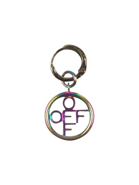 Off-White Off-White Anodized Off Circle Earring 'Multi-Color'