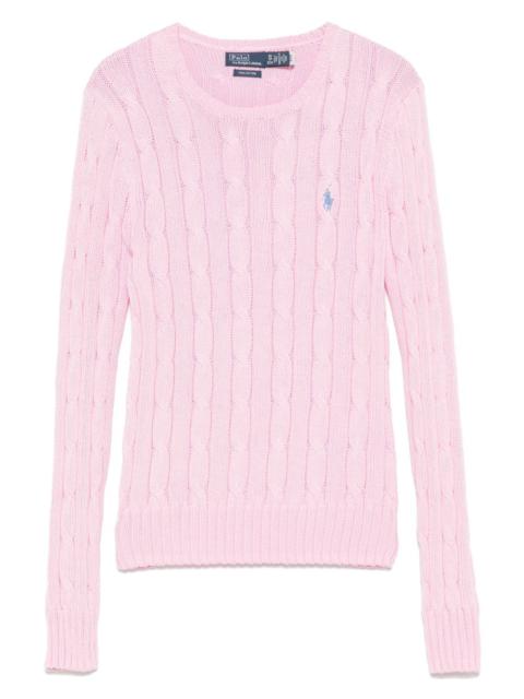 Polo Ralph Lauren crew-neck cable-knit sweater