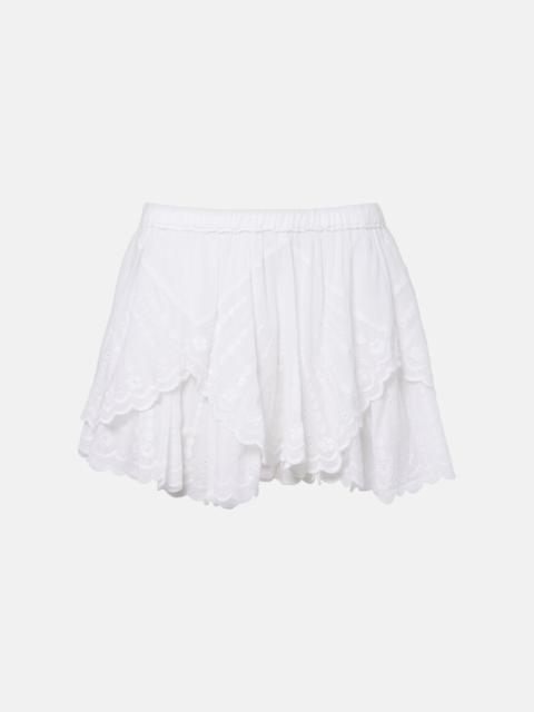 Isabel Marant Étoile Layale ruffled cotton shorts