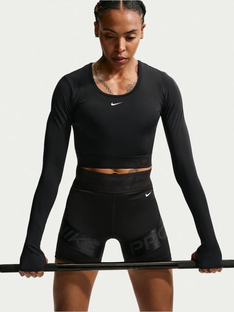 Nike Nike Pro Women's Dri-FIT Cropped Long-Sleeve Top