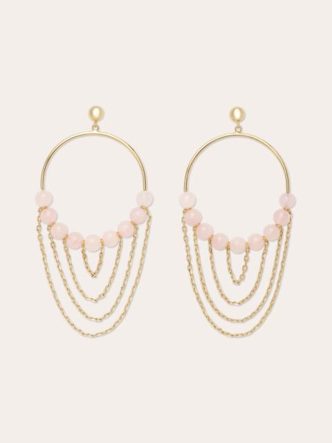 RAMY BROOK Silvia Gemstone Layered Earrings