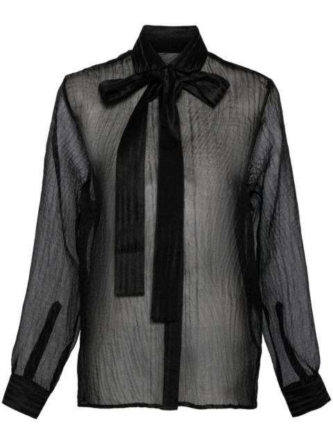 ELIE SAAB organza shirt