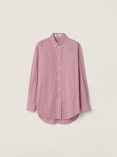 Miu Miu Vertical stripe shirt