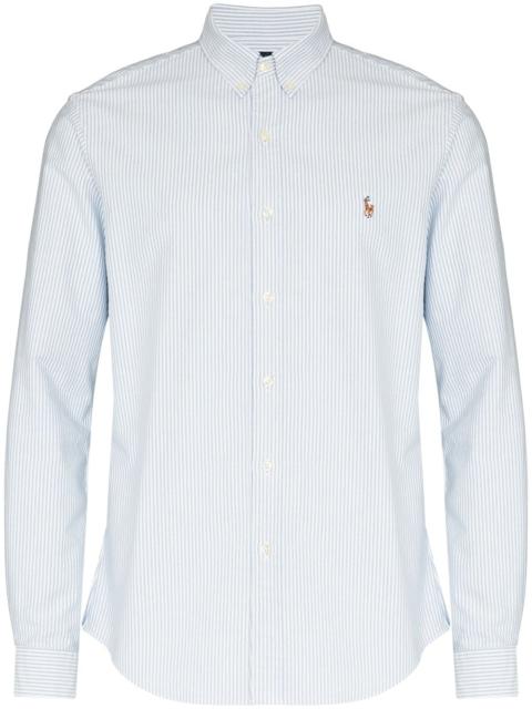 Polo Ralph Lauren logo-embroidered striped shirt