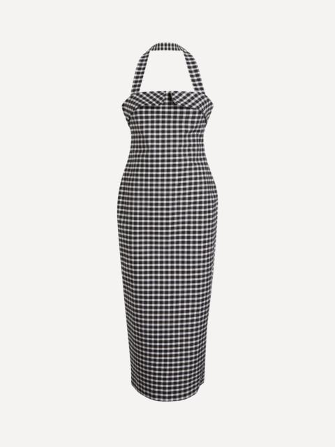 POSSE Chiara Gingham Midi Dress