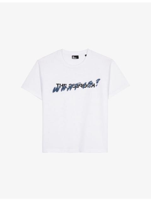The Kooples Logo-Print Short-Sleeve Cotton T-Shirt