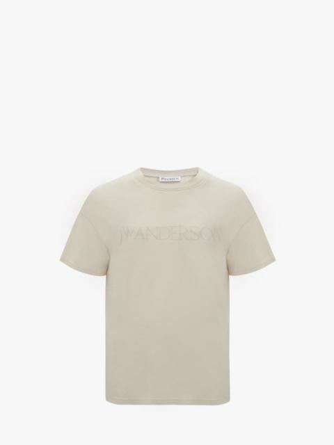 JW Anderson T-SHIRT WITH LOGO EMBROIDERY