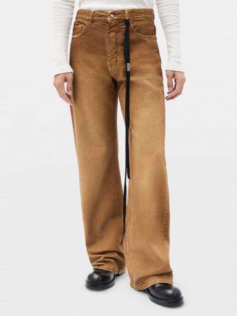 Ann Demeulemeester Modest 5-Pockets Relaxed Flared Trousers