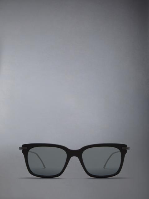 Thom Browne Acetate and Titanium Rectangular Sunglasses