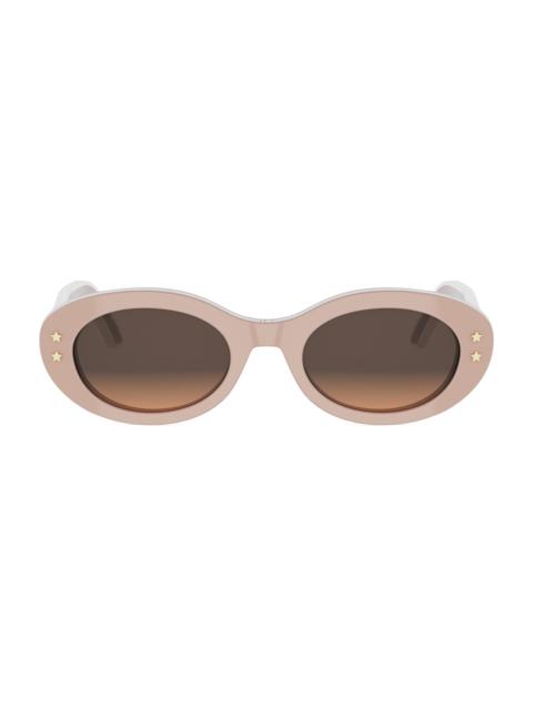 Dior Women's DiorPacific B4I 51MM Oval Sunglasses - Shiny Pink And Gradient Brown