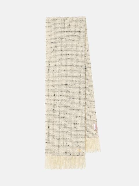 Valentino VLogo wool-blend scarf